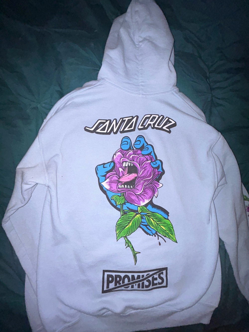 Santa Cruz X Broken Promises Hoodie Size M